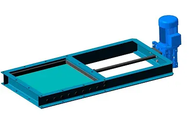 Затвор шиберный 3Ш-700х700-МР Затвор шиберный 3Ш-700х700-МР изображение